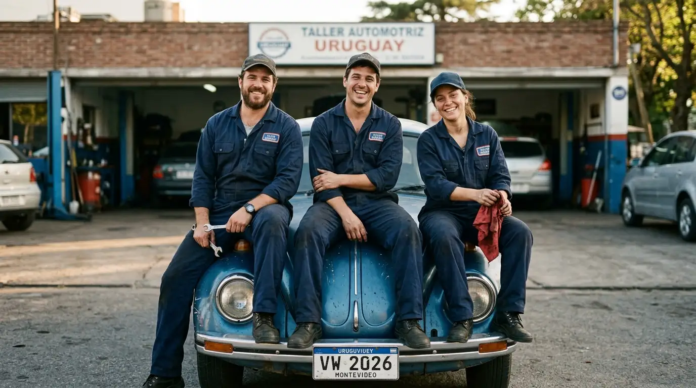 Diseño de página web para talleres mecánicos de autos y motos en Uruguay